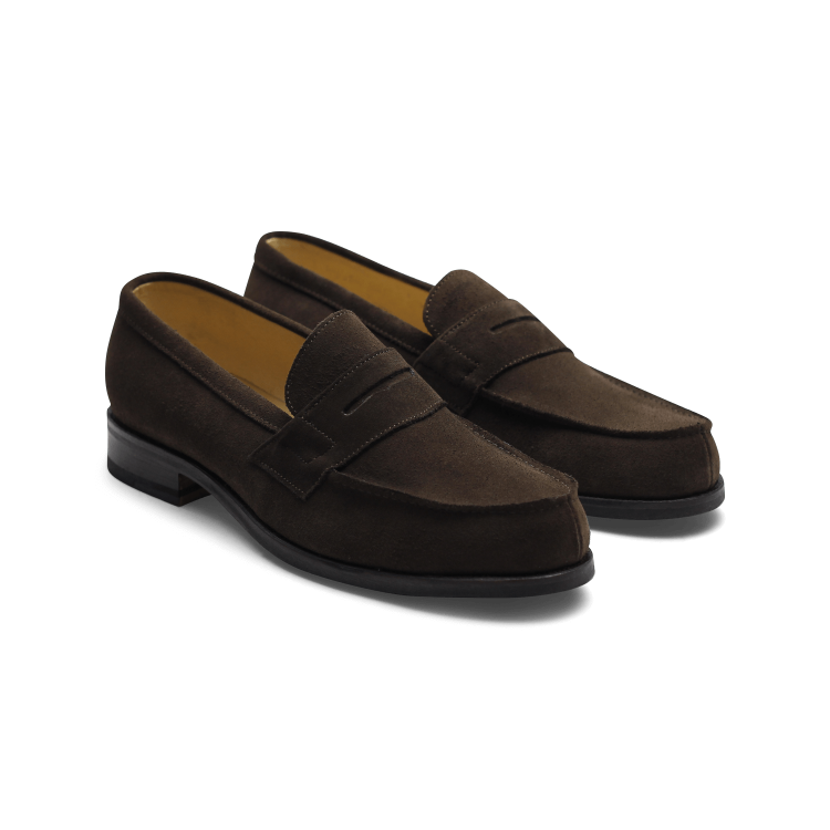 Mocassin homme Velours marron Maker ❘ Rudy's Paris1
