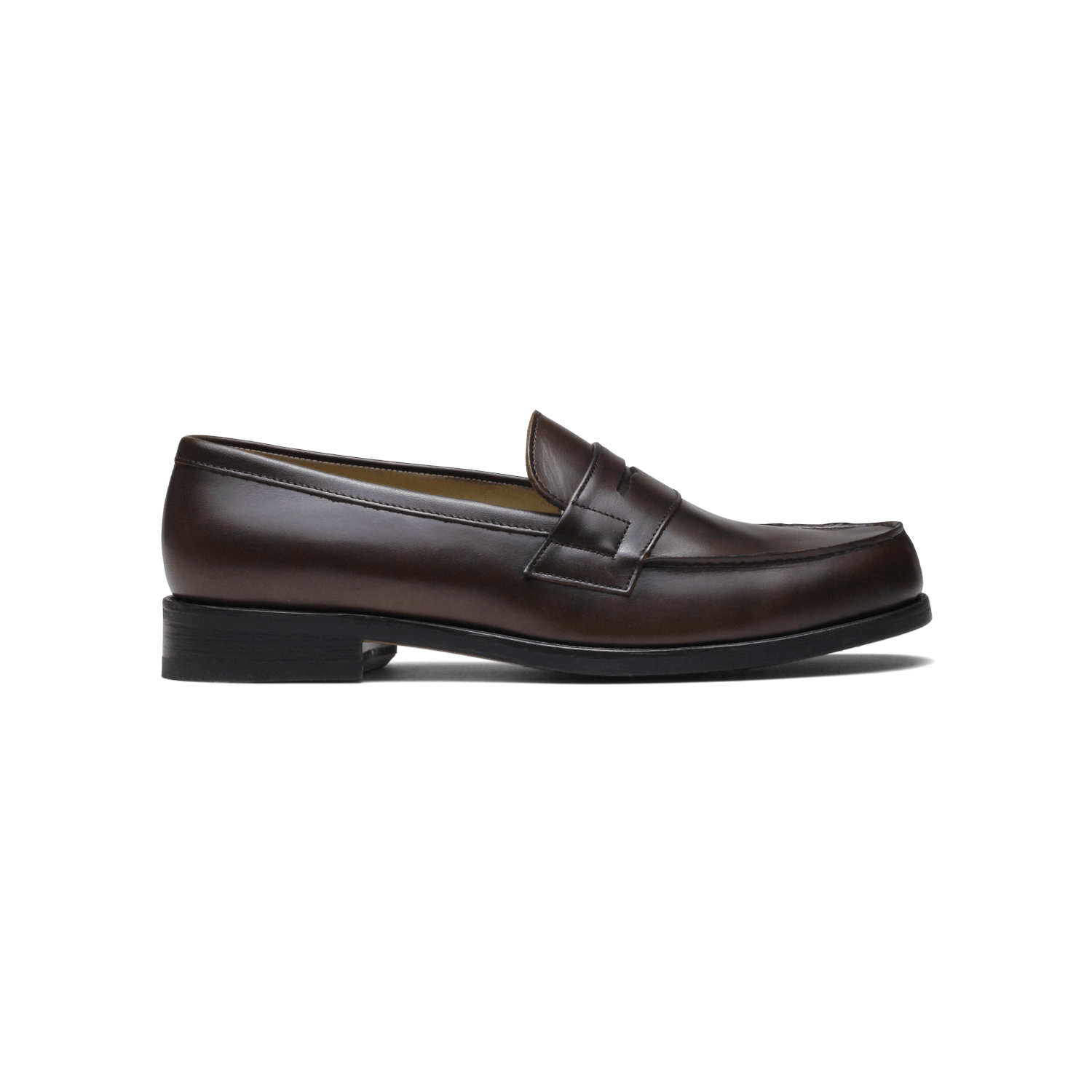 Moccassins en cuir martelé marron pour homme | Velasca