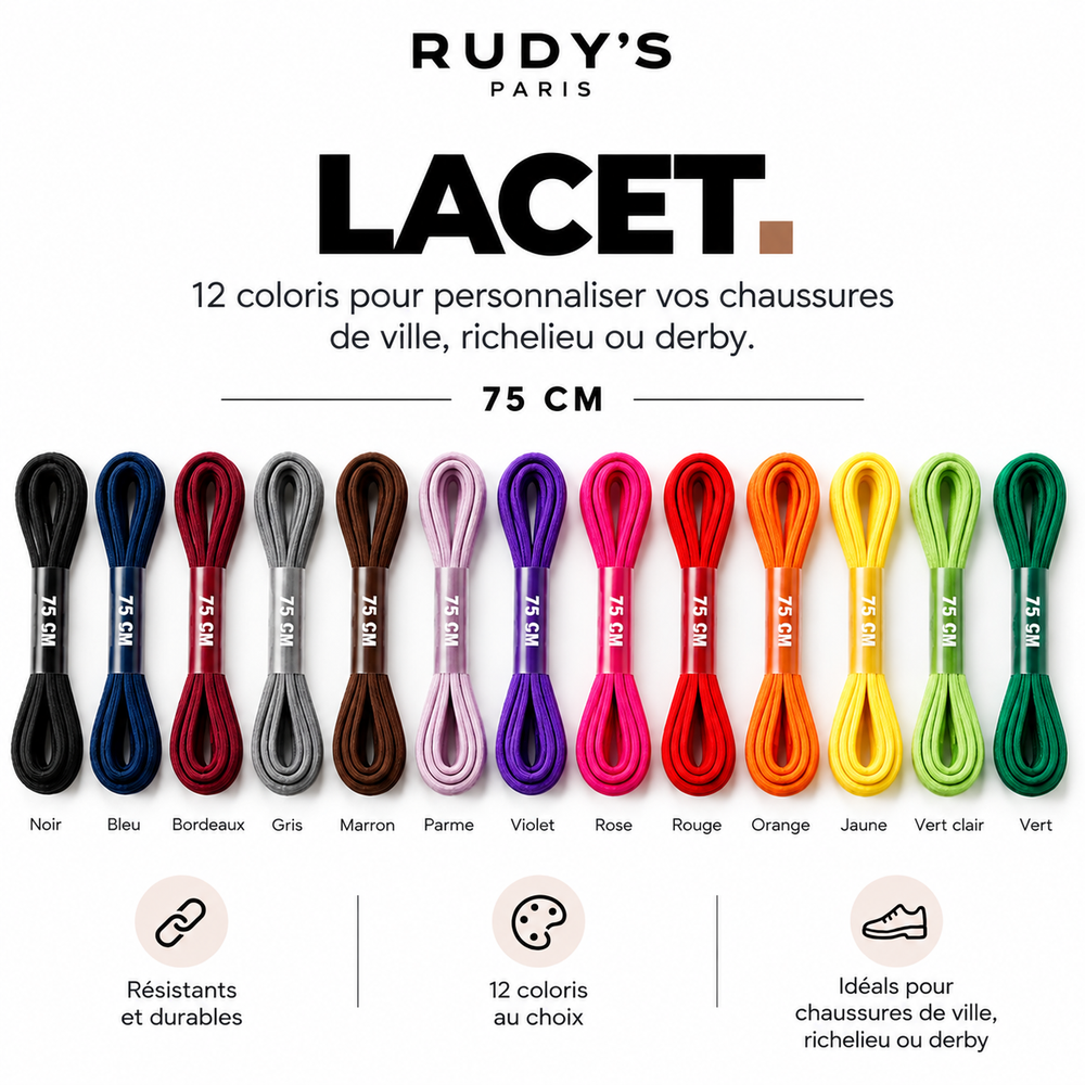 lacets marron - Rudys Chaussures Paris - 2