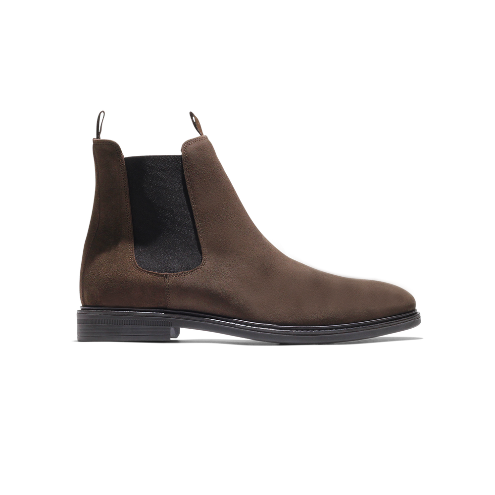 Bottine homme daim discount marron