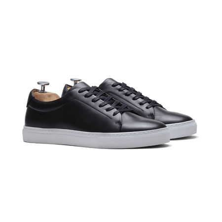 Basket sneakers Kooper en cuir noir Rudy's Paris